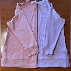 Bundle of 2 Jockey Women’s French Terry Long Sleeved Shirts, Size 1X